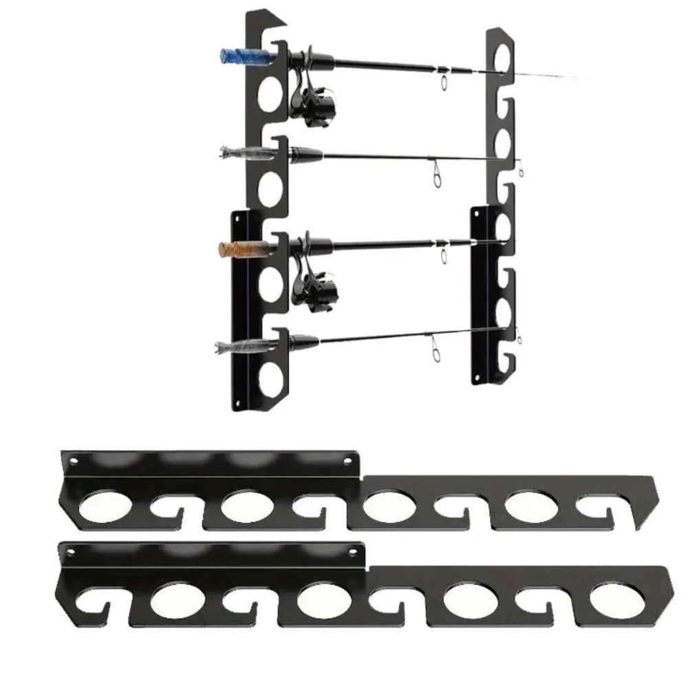 Fishing Rod Rack - Fishing Rod Wall Mount Ceiling Garage