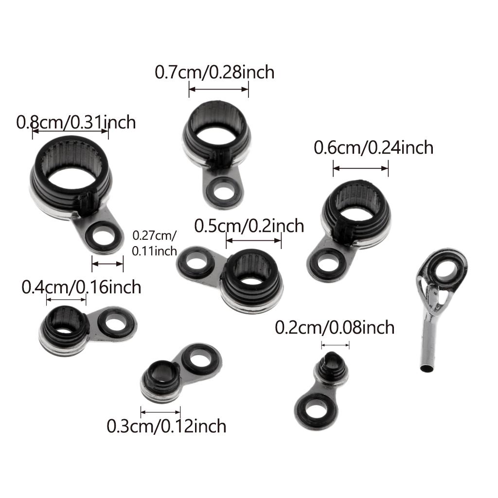 Fishing Rod Casting - Universal Fishing Rod Guide Rings Silicone