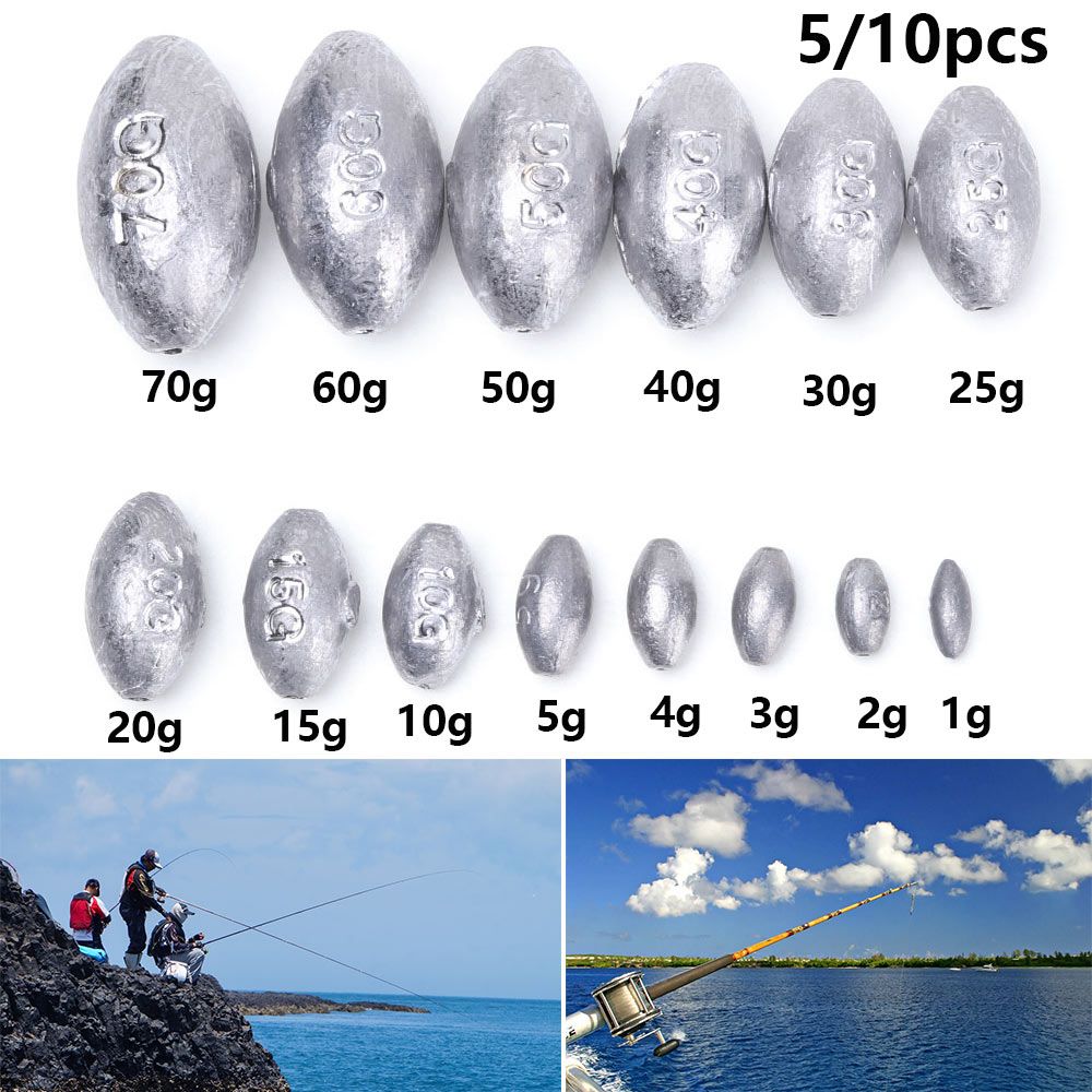 Fishing Rod Building Kit - 5/10Pcs High Quality Line Sinkers Weights