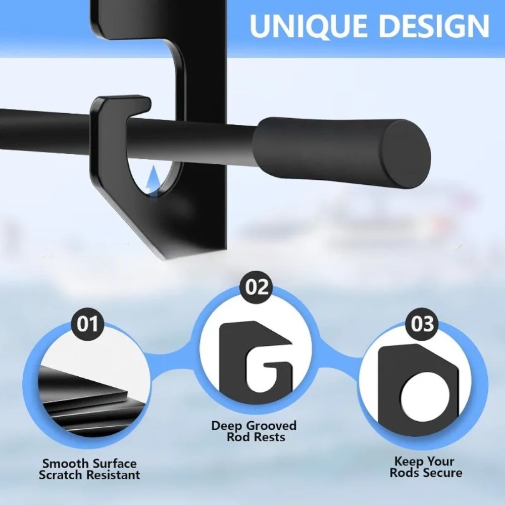 Fishing Rod Wall Mount Ceiling - огляд і ціна Fishing Rod Rack