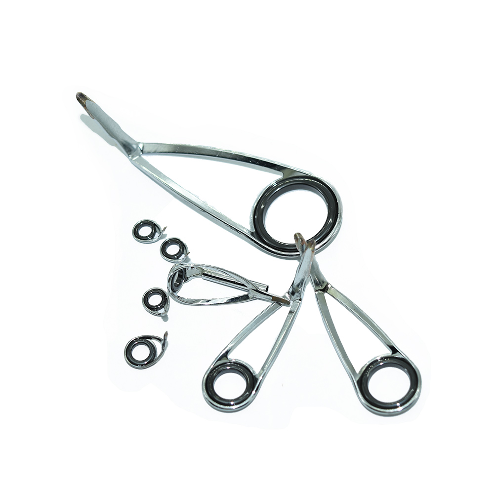 8pcs/Kit KLH Bracket Stainless - огляд і ціна Fishing Rod Building Kit