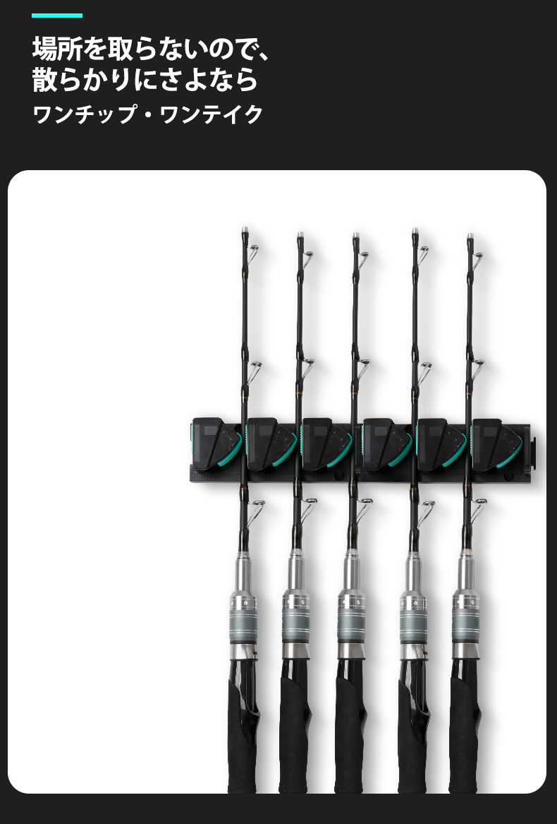 BILLINGS Wall Mounted and 3M A - огляд і ціна Fishing Rod Rack