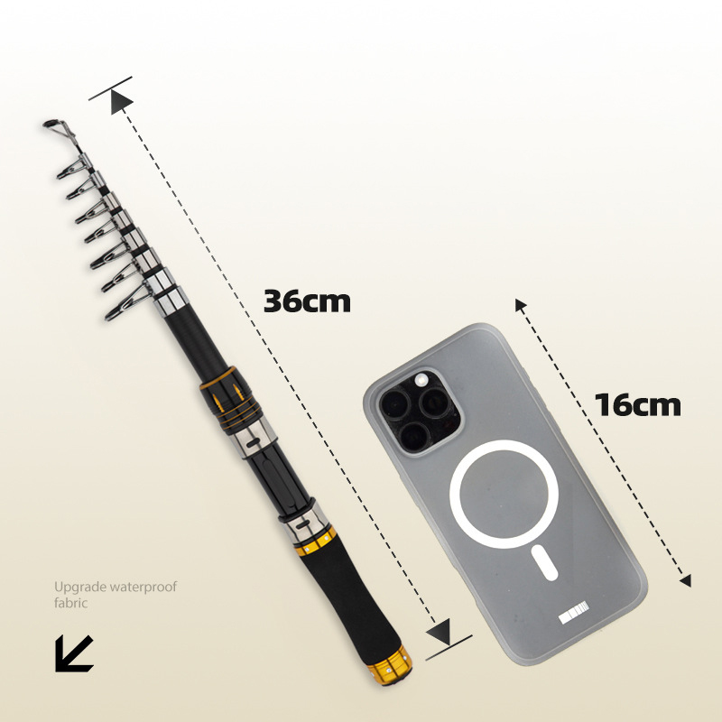 Carbon Fiber Fishing Rod 2.1m  - огляд і ціна Fishing Rod Combo