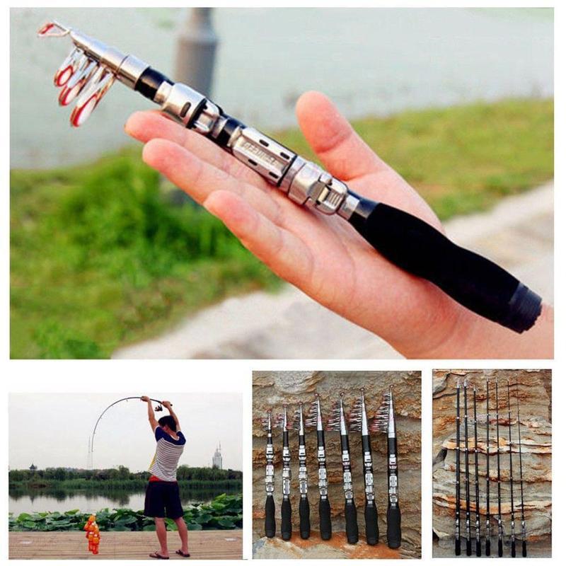 1.0m Super Hard Mini Telescopi - огляд і ціна Fishing Rod Casting